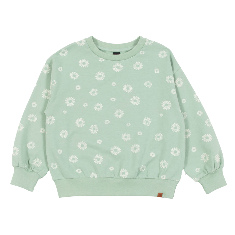 Nano Sweatshirt - Mint Daisy
