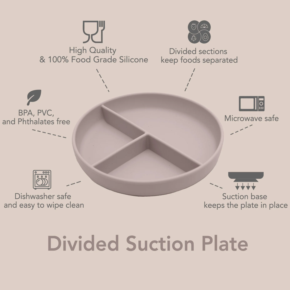 Nouka Silicone Divided Plate