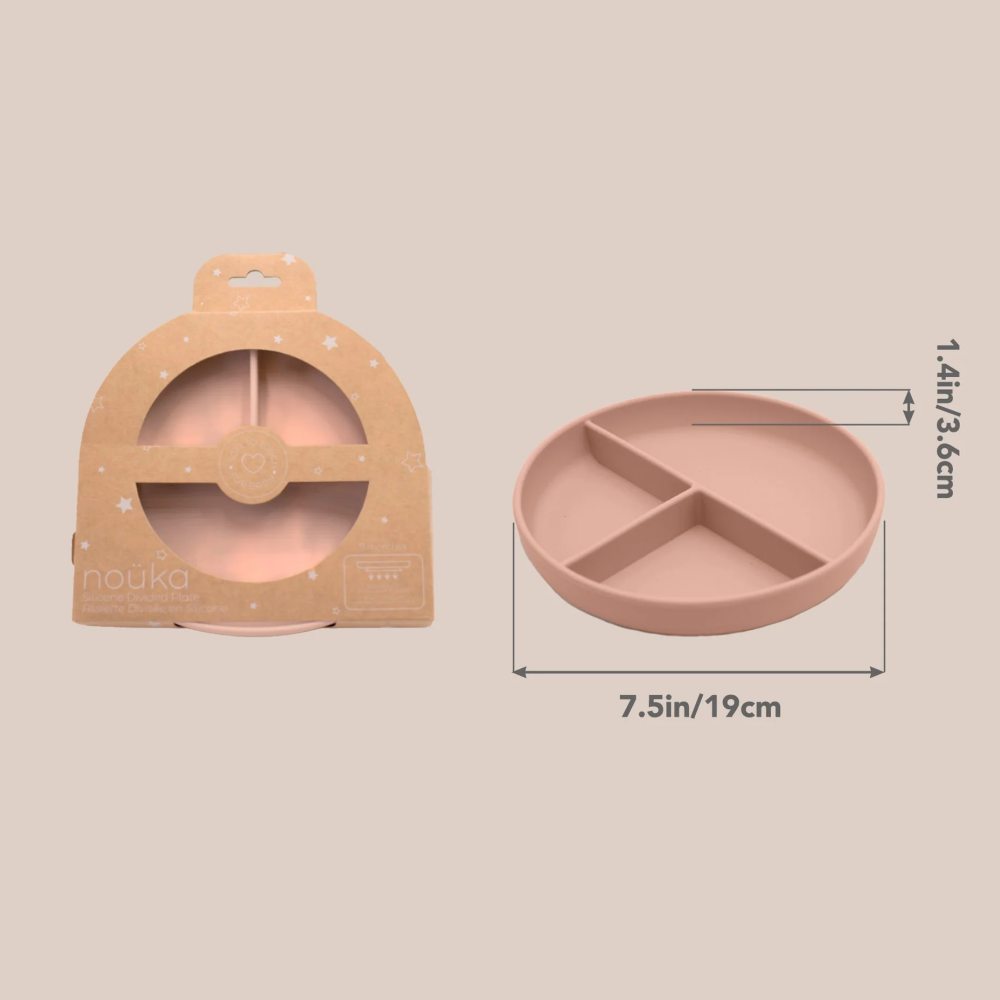 Nouka Silicone Divided Plate