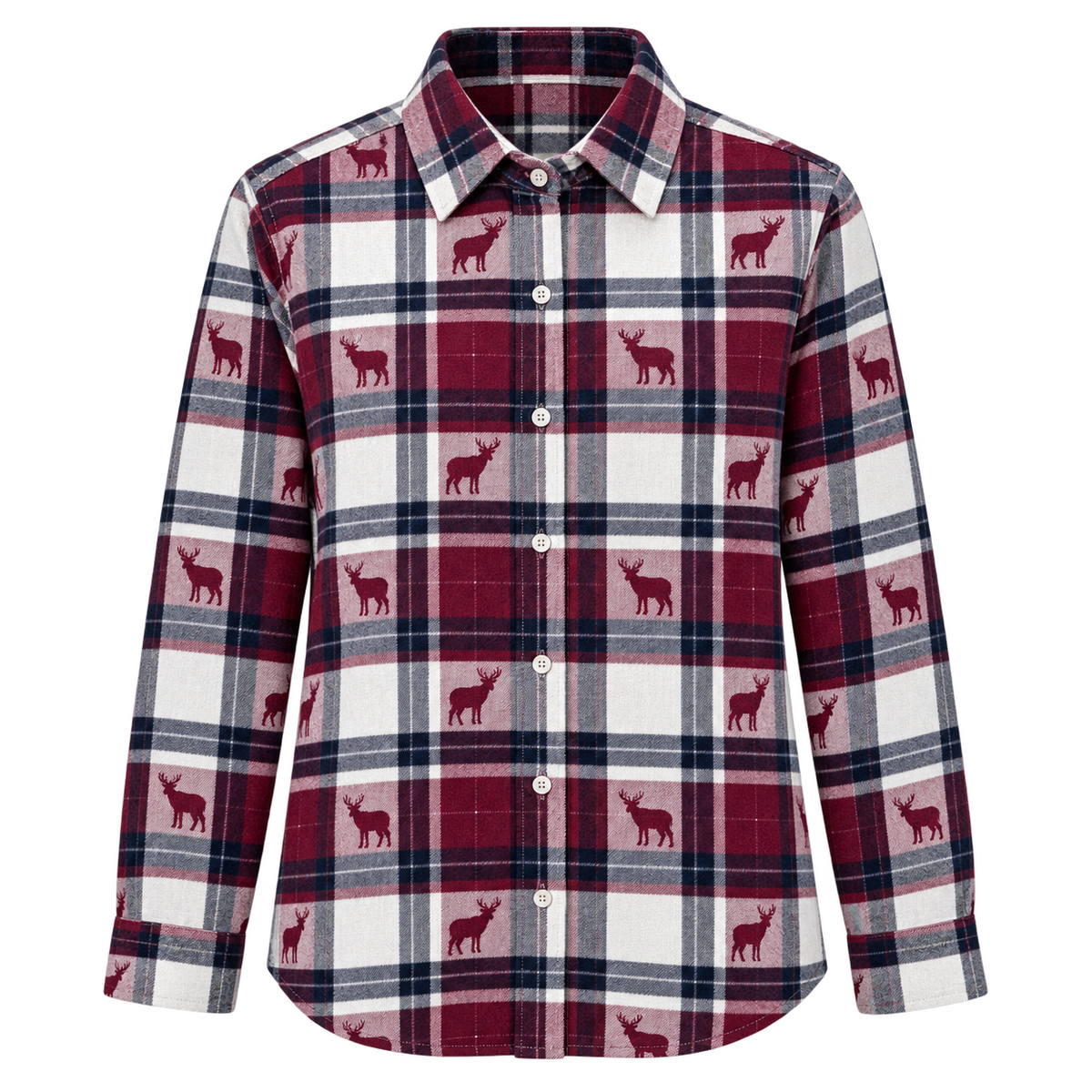 Old Ranch Highland Shirt - Pomegranate