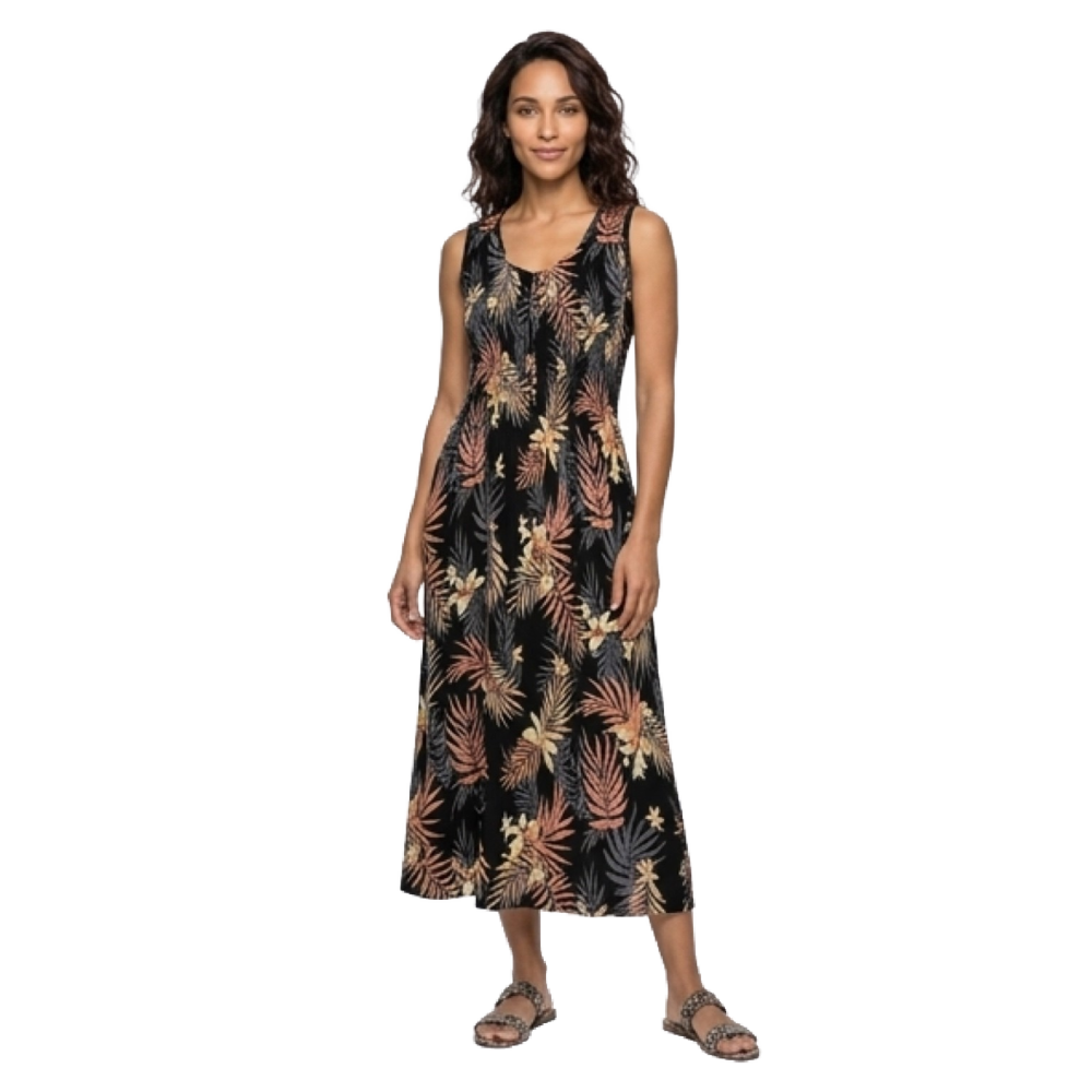Papa Fashions Crinkle Dress