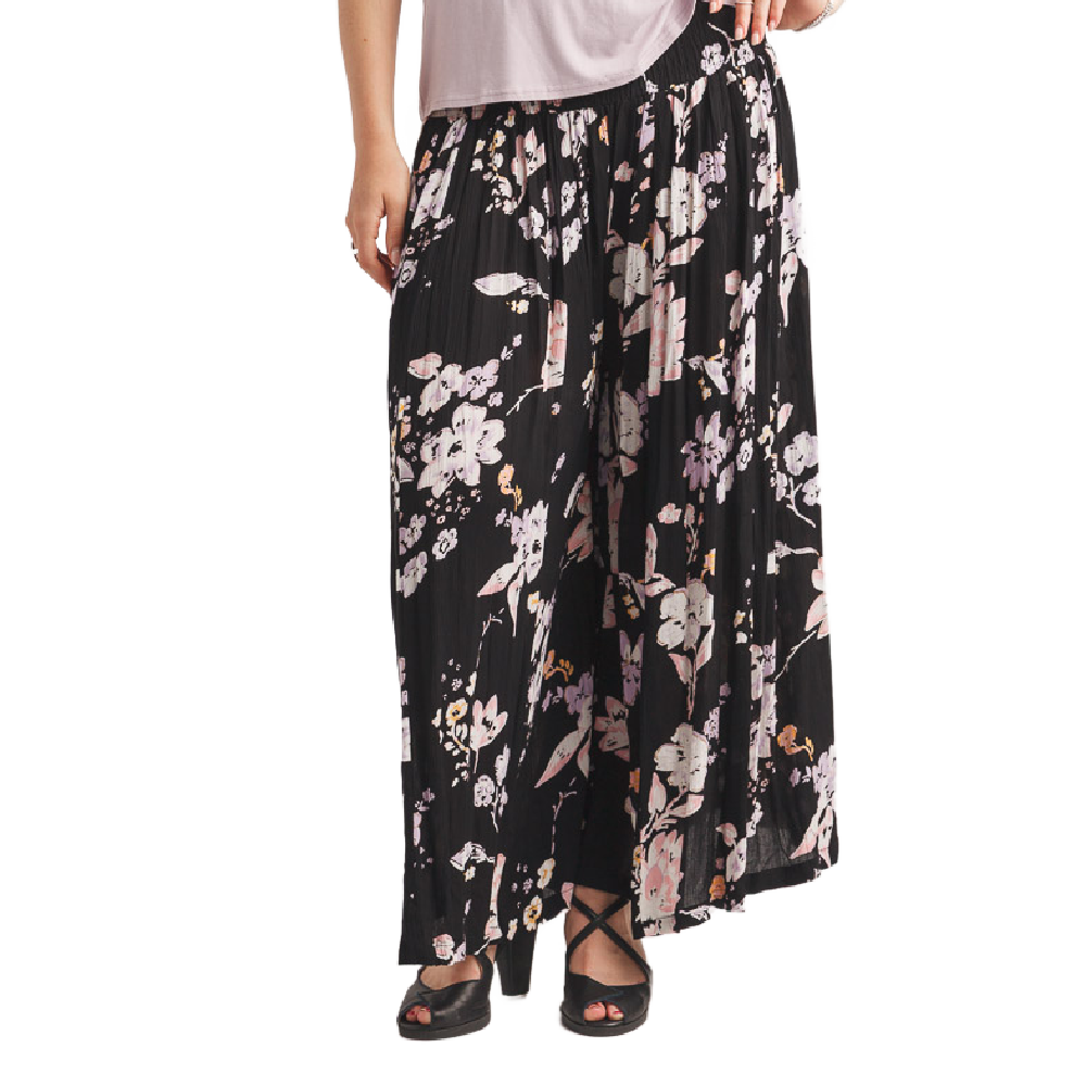 Papillon Floral Print Wide-Leg Pant