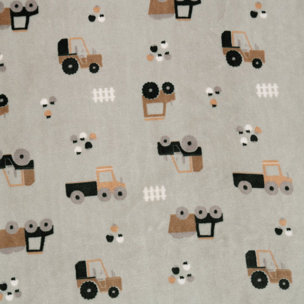 Perlimpinpin Plush Blanket - Tractors
