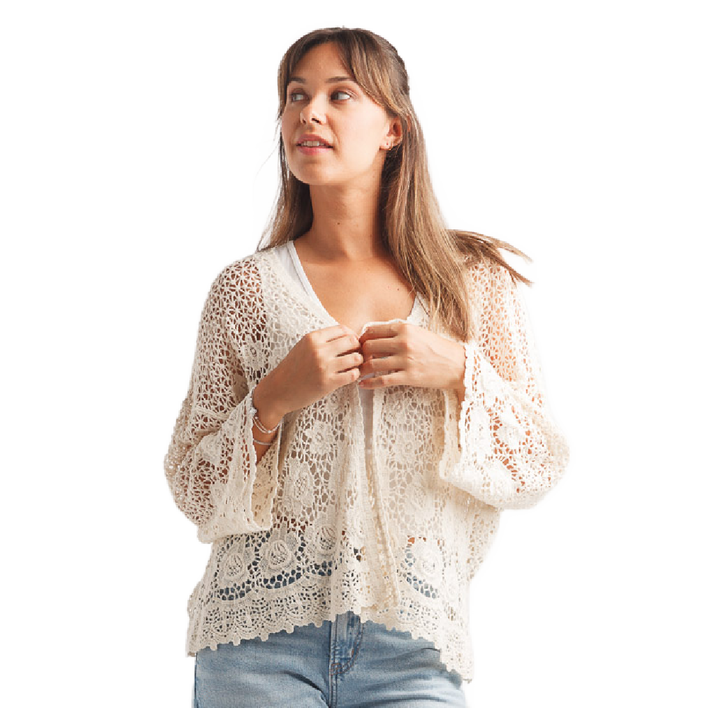 Papillon Crochet Cardigan
