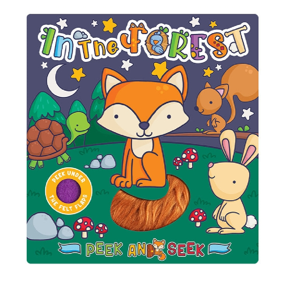 Peek and Seek in the Forest Sensory Touch and Feel Book - Battleford Boutique
