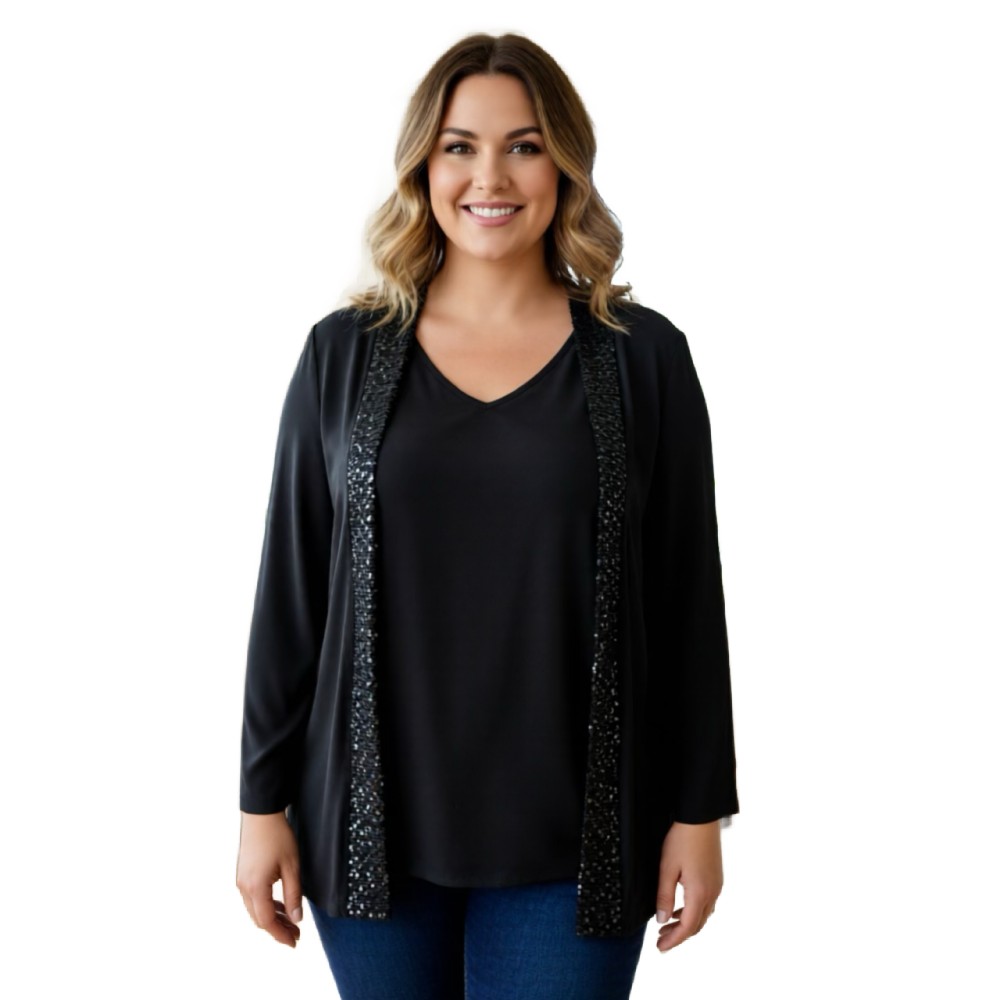 Rodan - Black Sequin Bolero