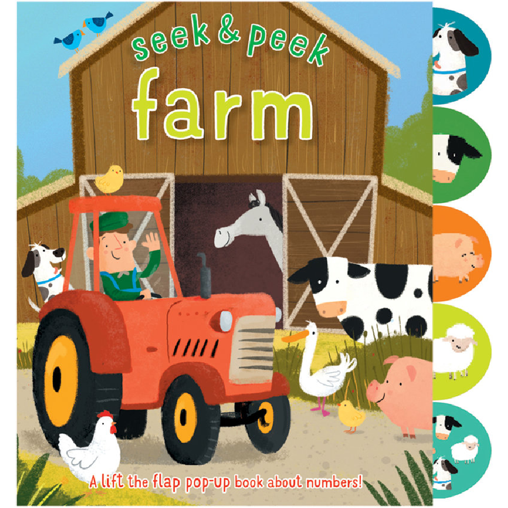 Seek & Peek Farm Board Book