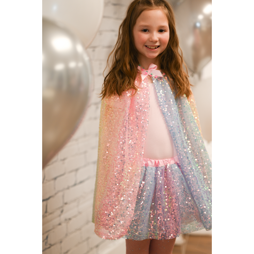GP - Sequins Skirt with Satin Waistband