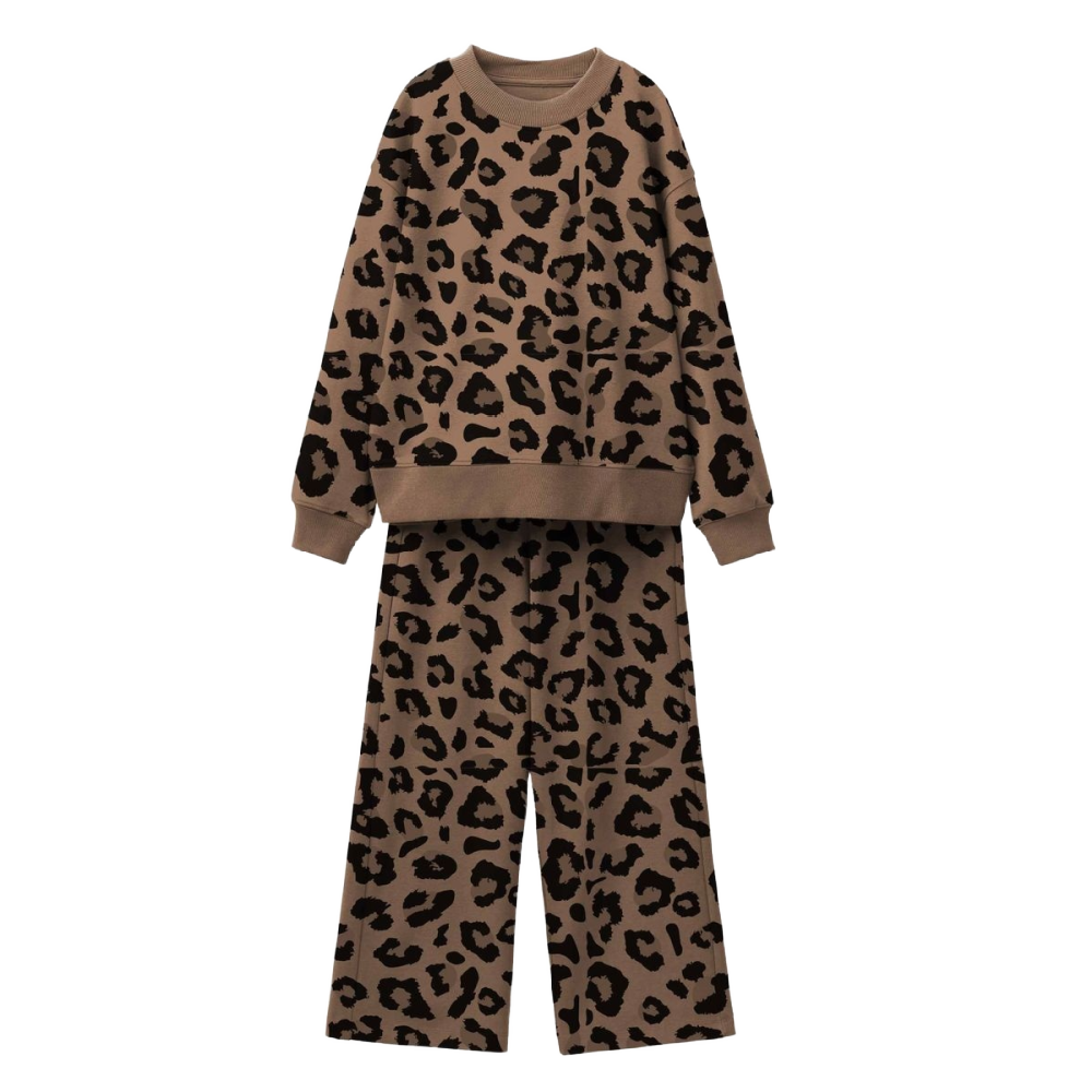 Silver Cheetah Print Set