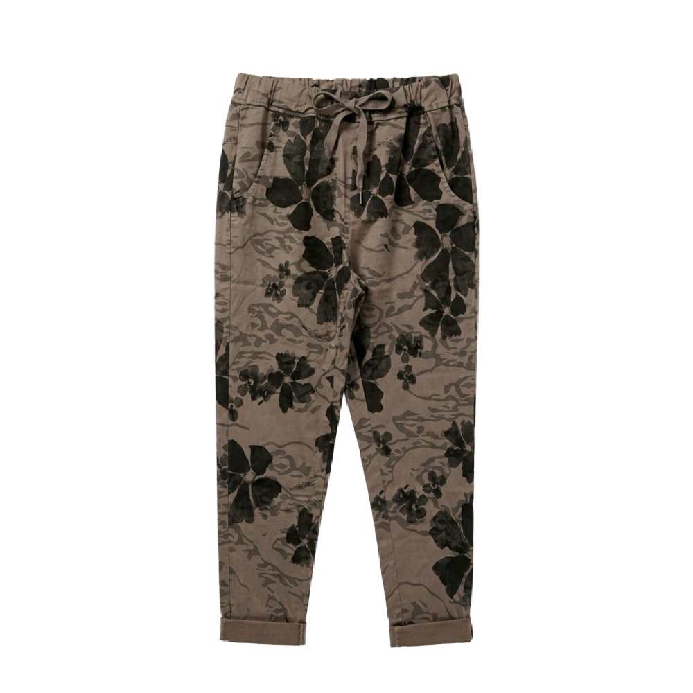 Sorella Floral Pants - Taupe
