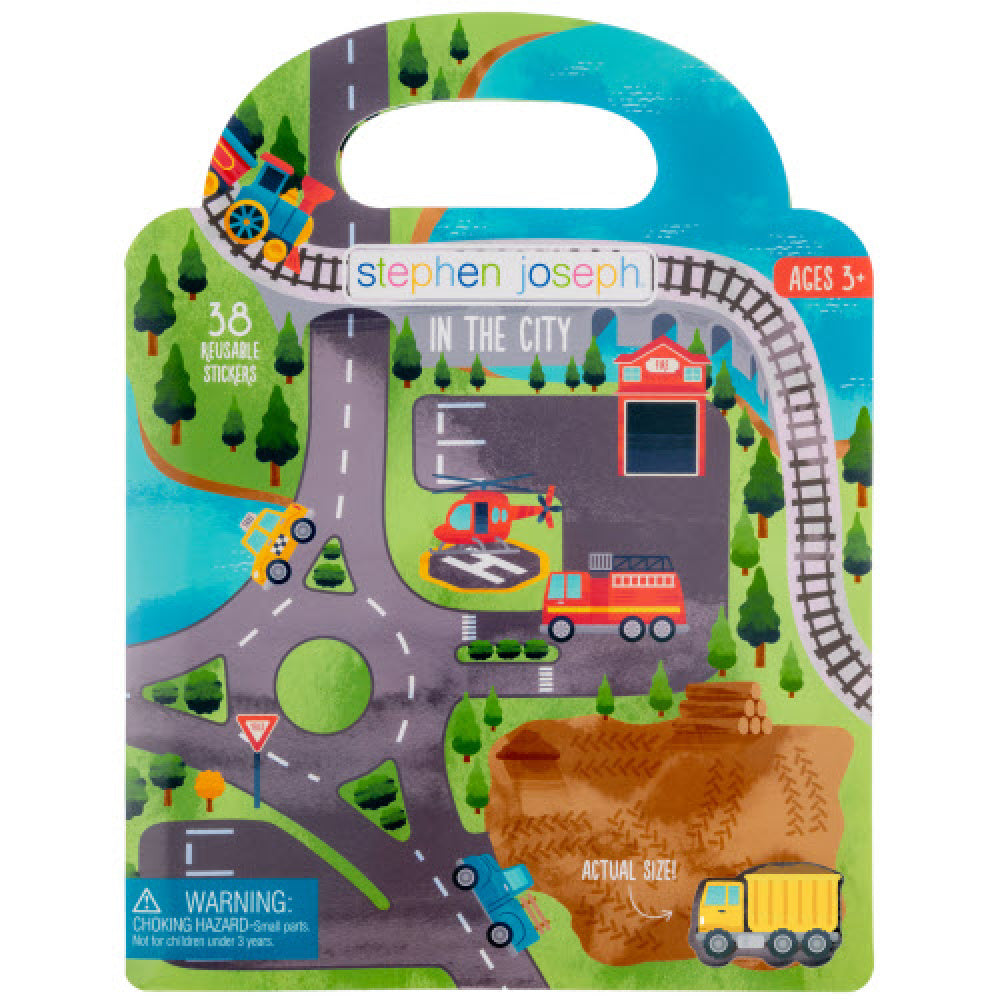 SJ Reusable Sticker  Book - City