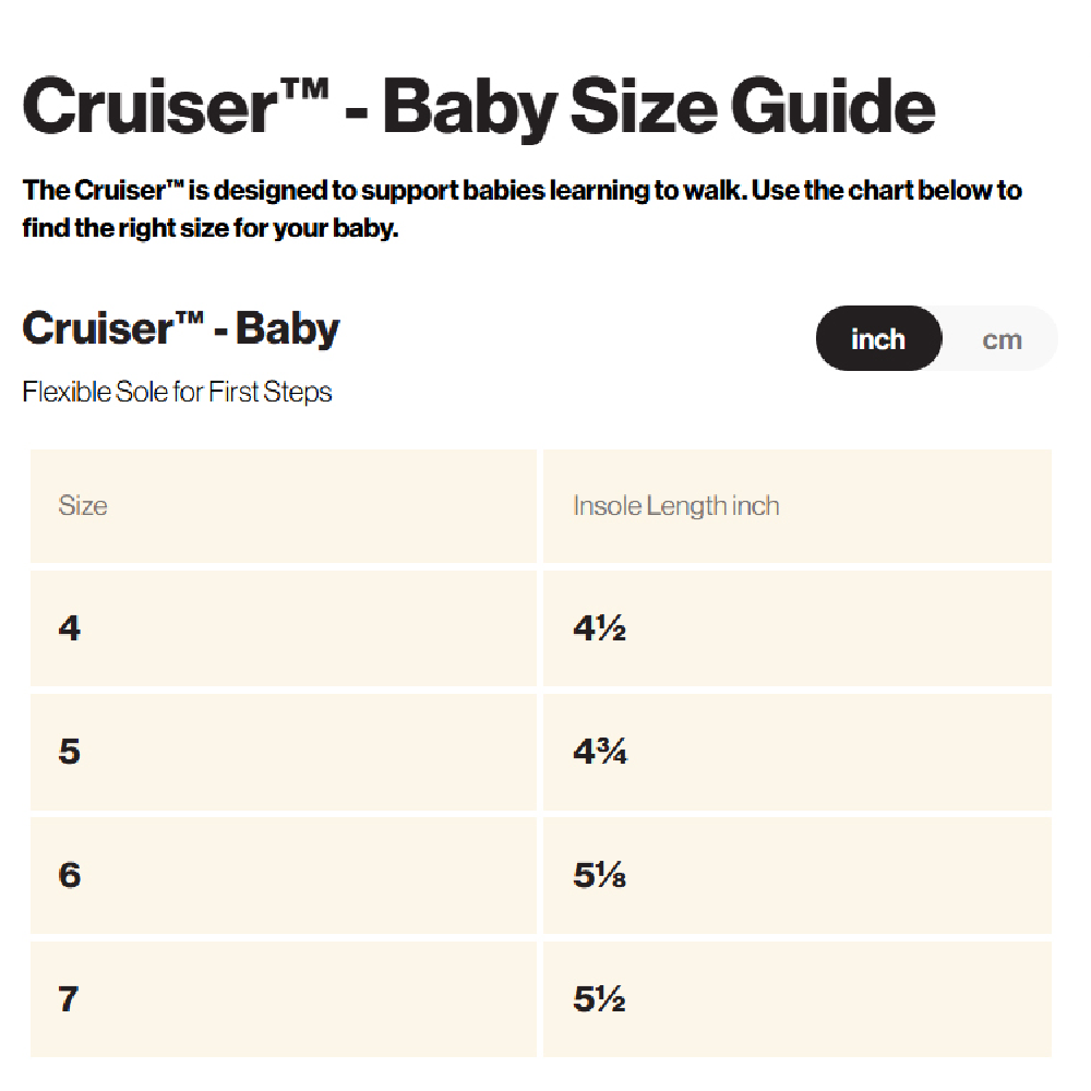 Stonz Baby Natural Cruiser - Steel