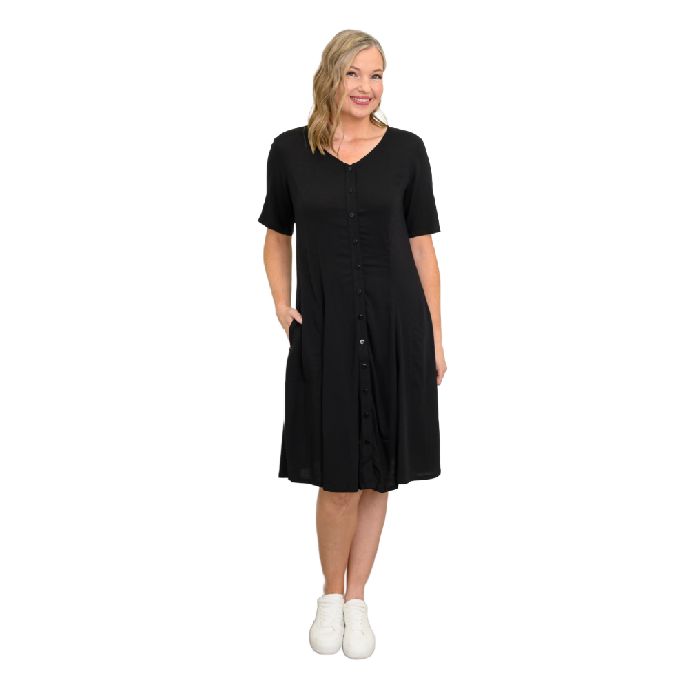 Blue Sky Teresa Dress - Black