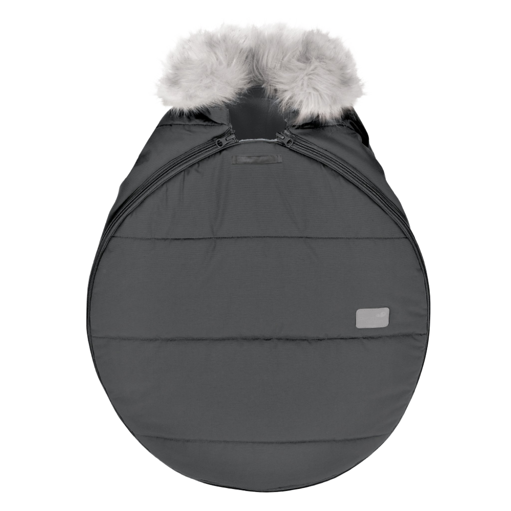 Winter car seat cover - Charcoal