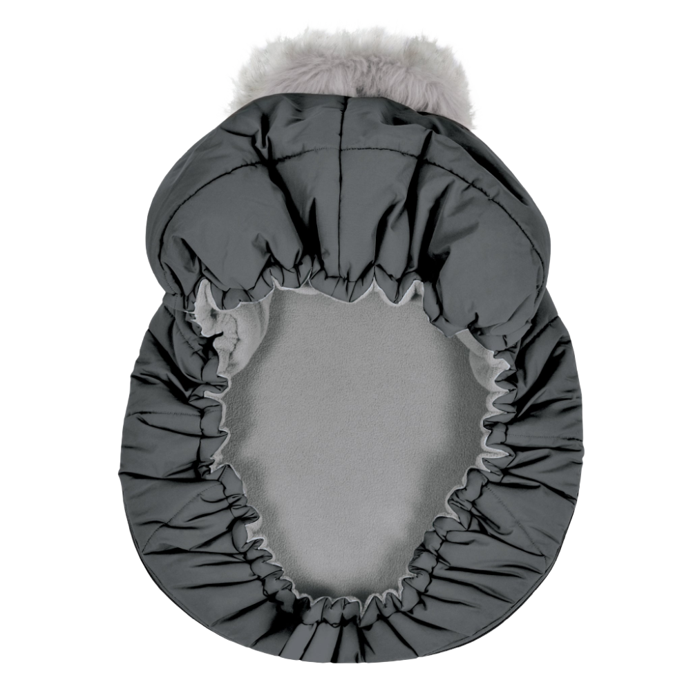 Winter car seat cover - Charcoal