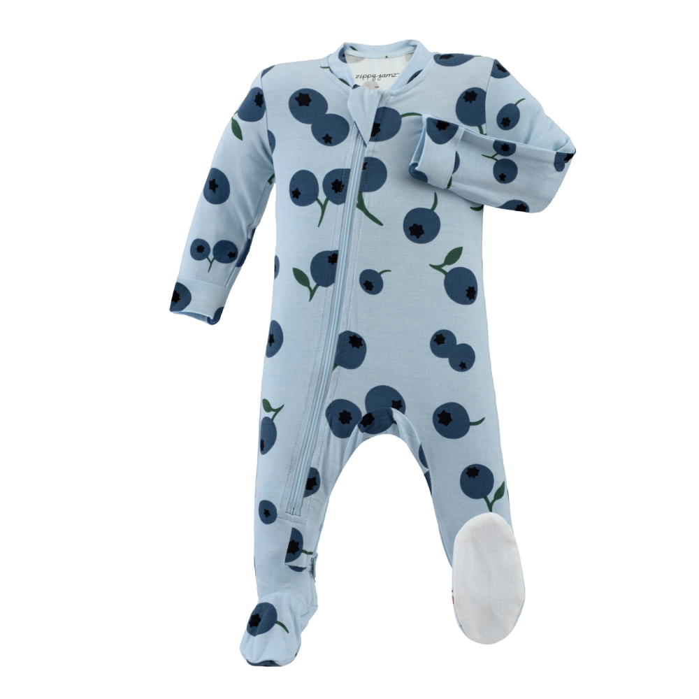 Zippyjamz Bamboo Sleeper - Blueberries