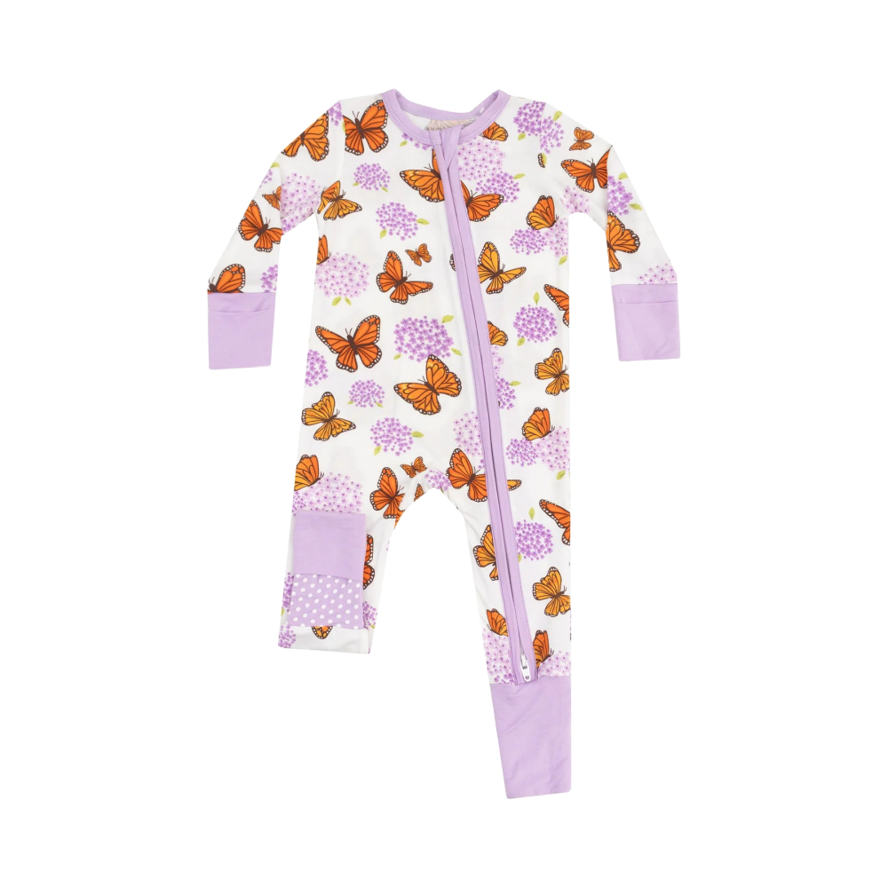 Angel Dear Romper - Monarch Butterflies