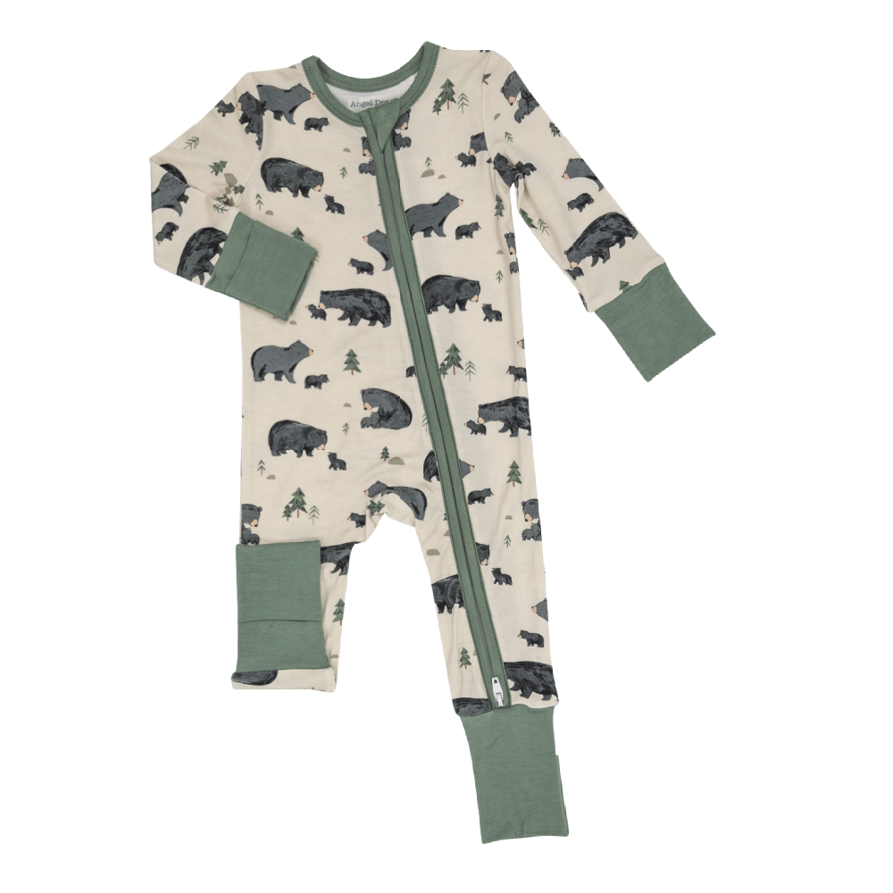 Angel Dear Romper - Black Bear - Battleford Boutique