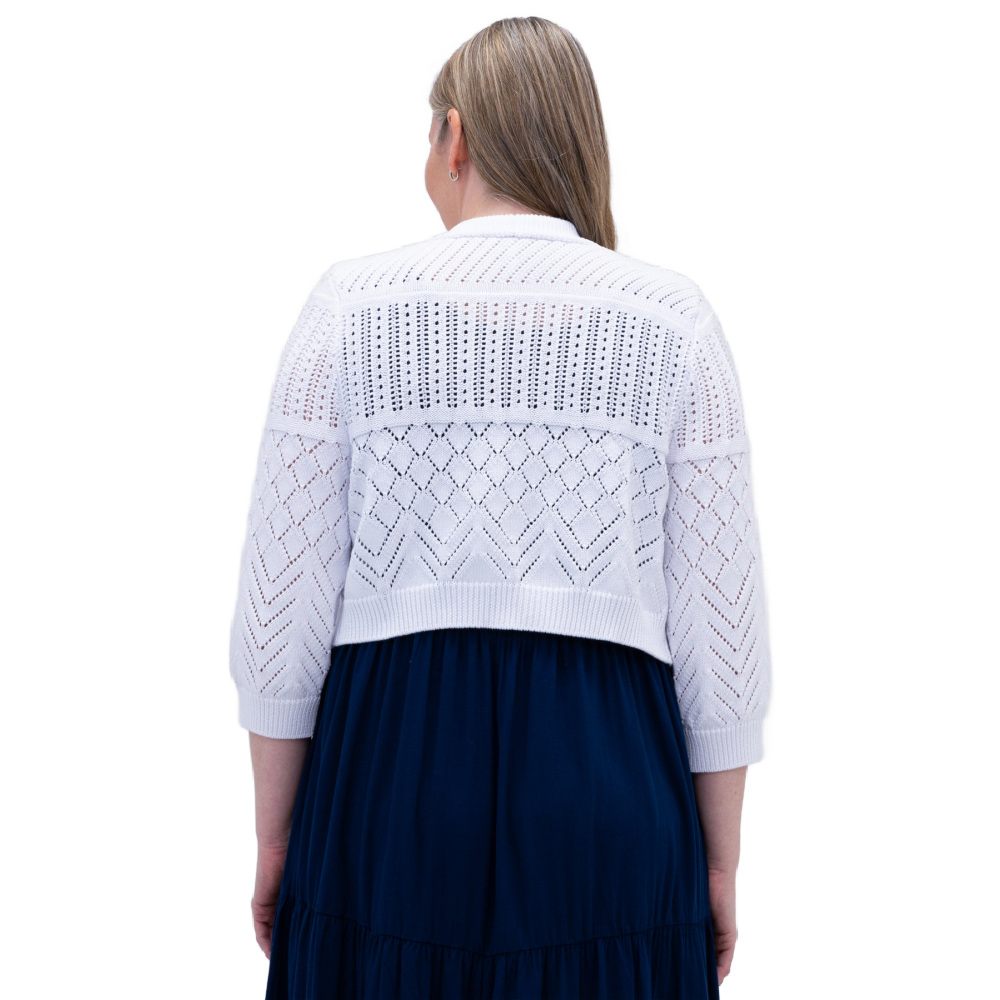 Blue Sky Aldi Sweater - White