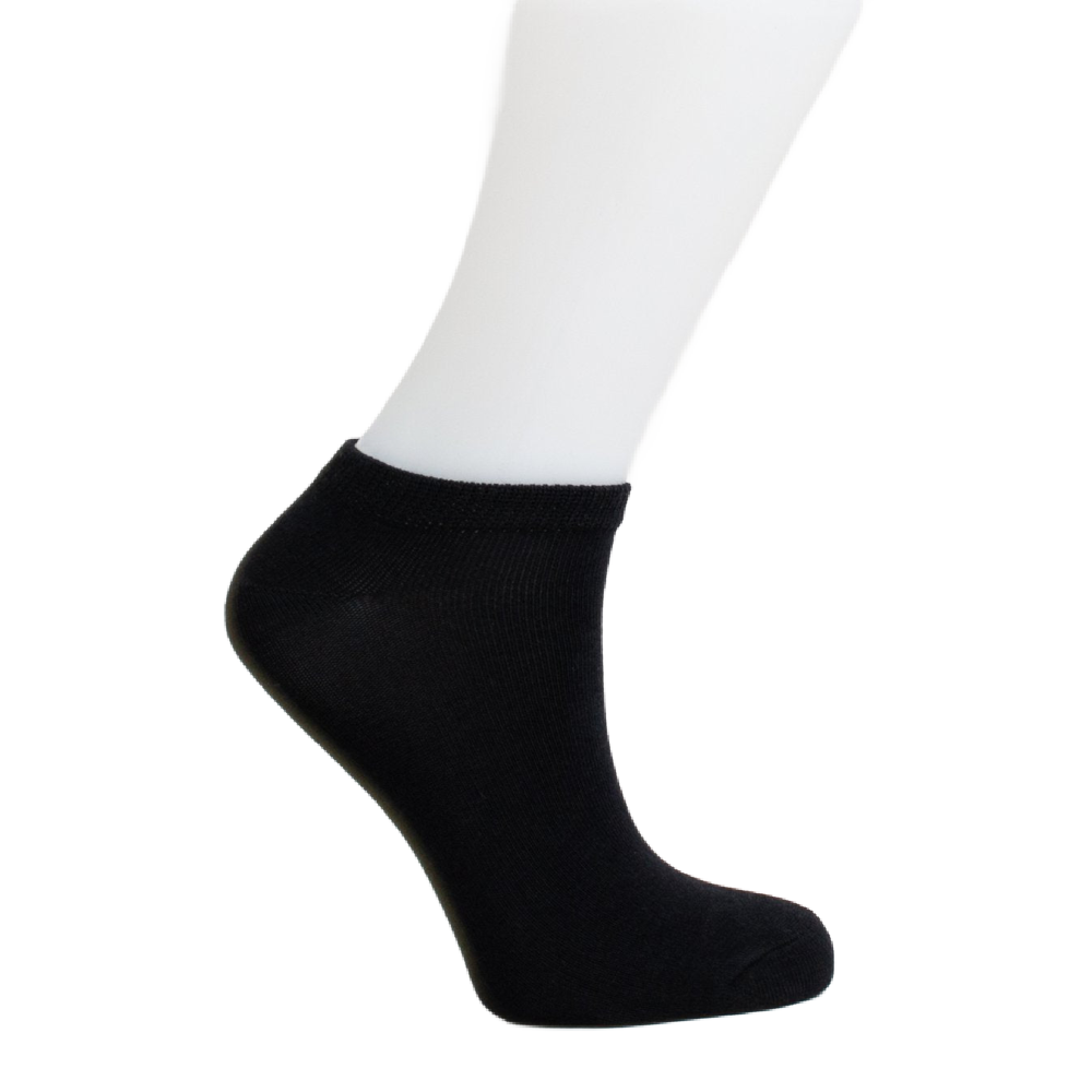 Blue Sky Bamboo Ankle Socks - Black