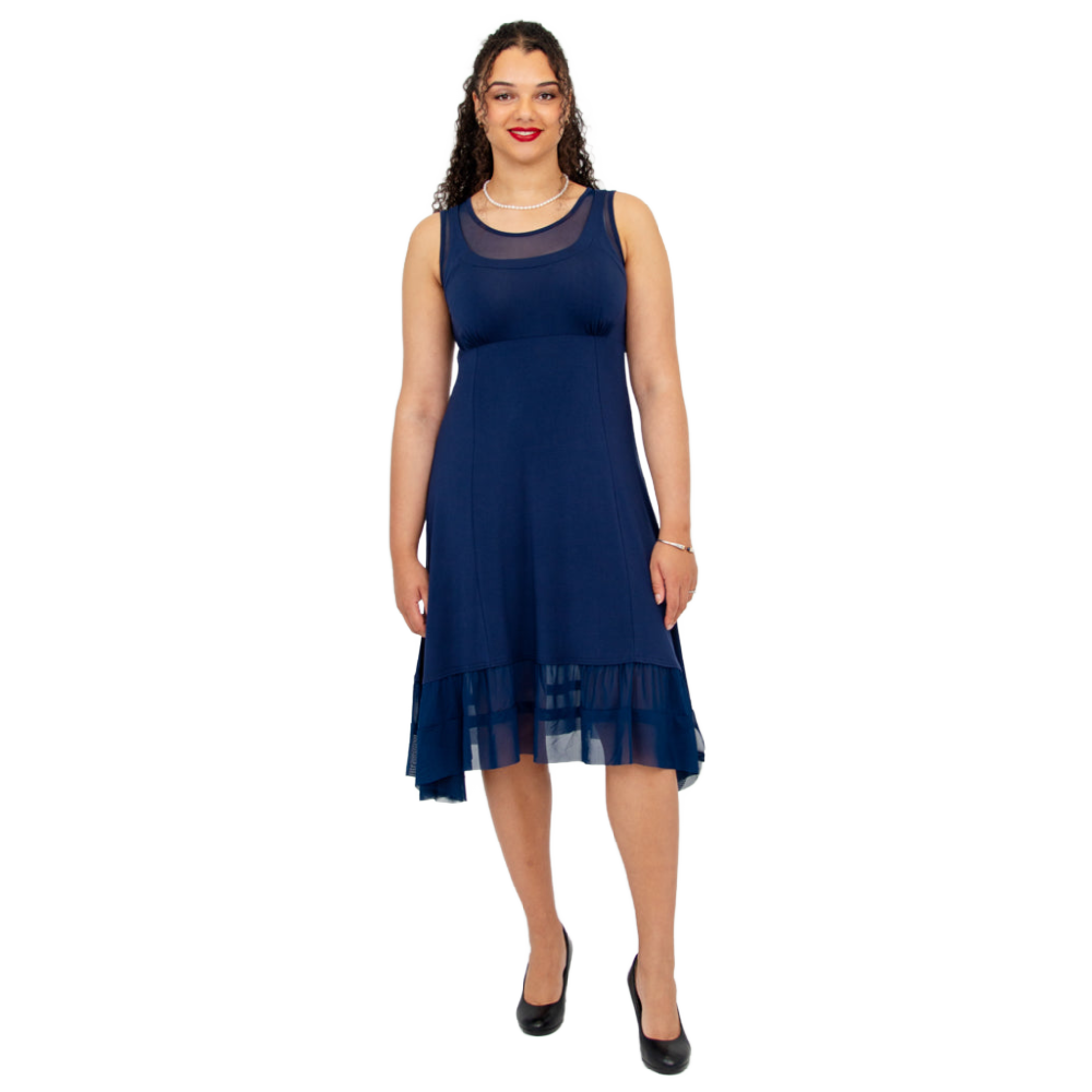 Blue Sky Danube Dress Indigo - Battleford Boutique