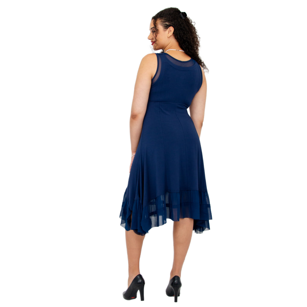 Blue Sky Danube Dress Indigo - Battleford Boutique