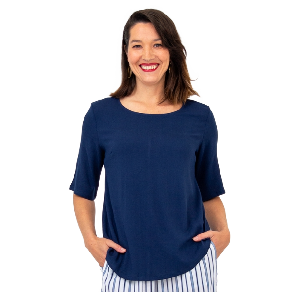 Blue Sky Liza Top Indigo