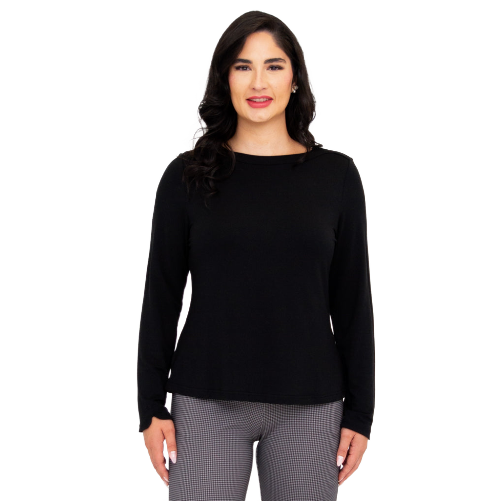 Blue Sky Mona Top Black - Battleford Boutique
