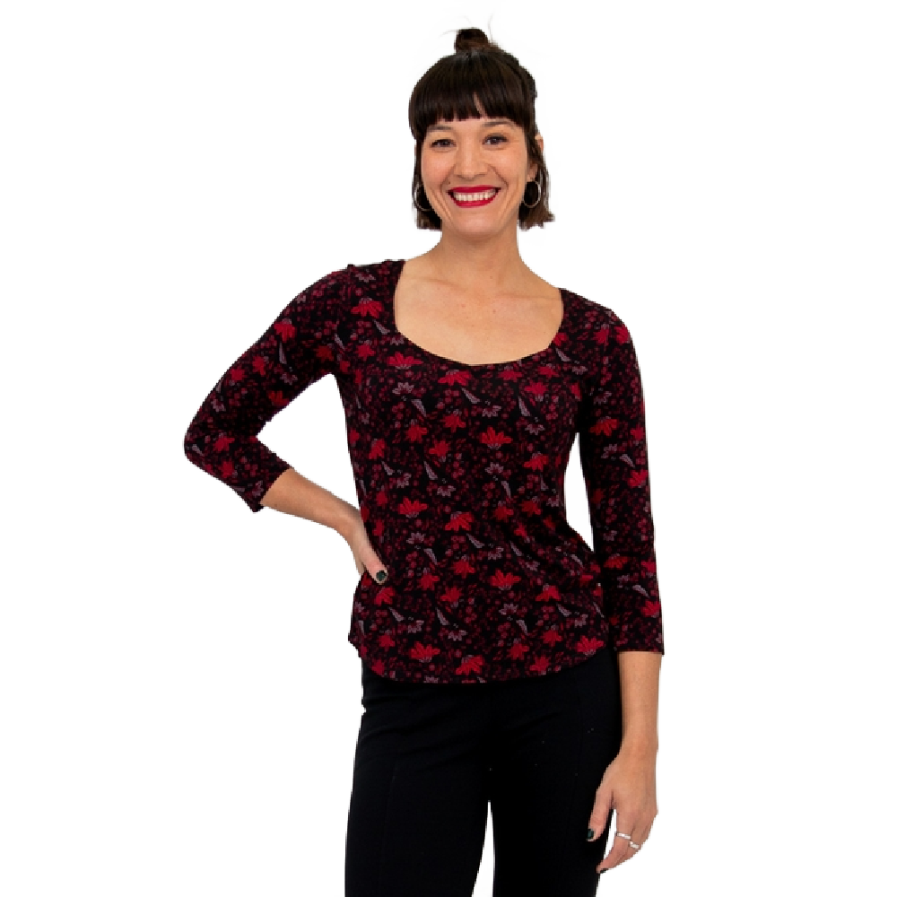 Blue Sky Ritzy Top Red Life
