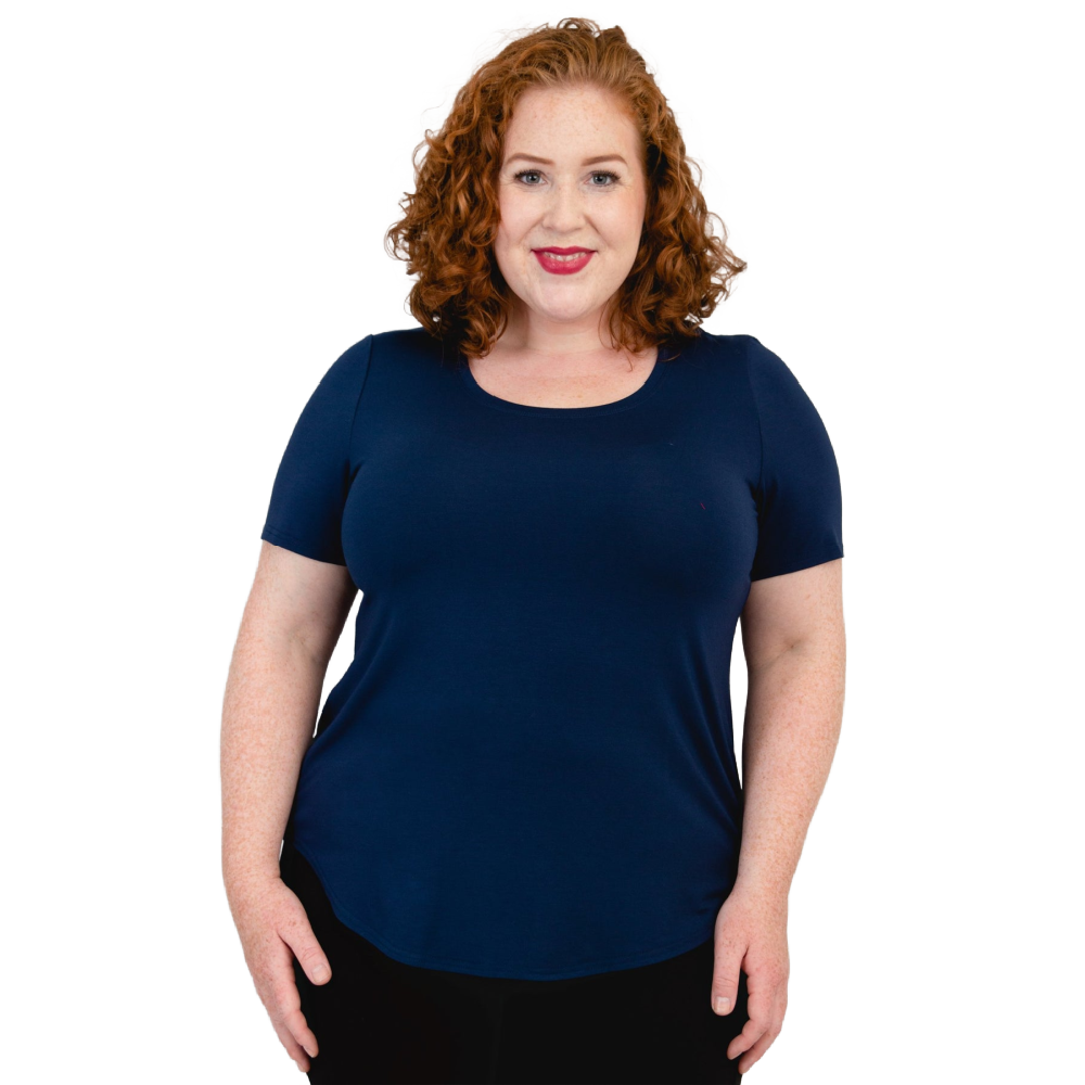 Blue Sky Tessa Tee Indigo - Battleford Boutique
