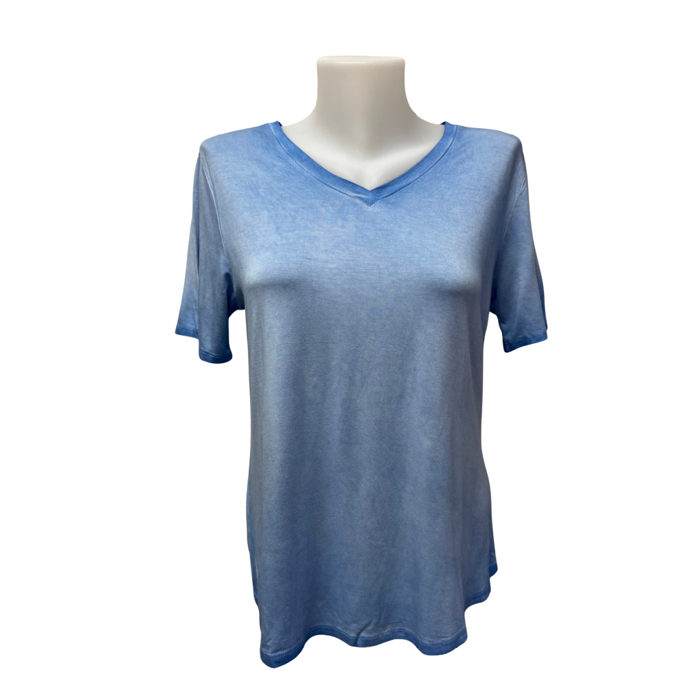 Carre Noir Top Blue - Battleford Boutique