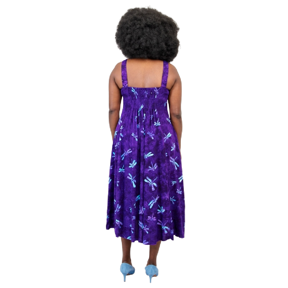 Blue Sky Shauna Dress - Purple Dragonfly - Battleford Boutique