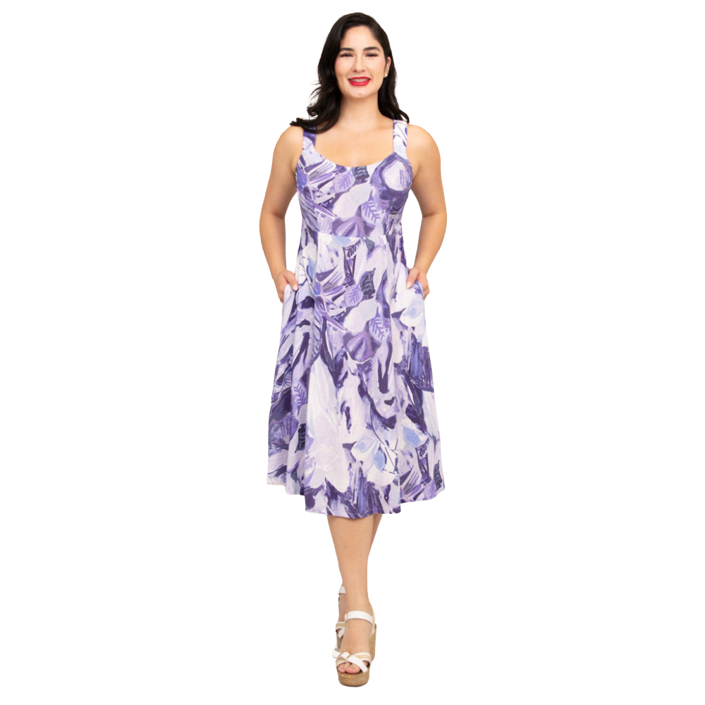 Blue Sky Shauna Dress - Mauve - Battleford Boutique