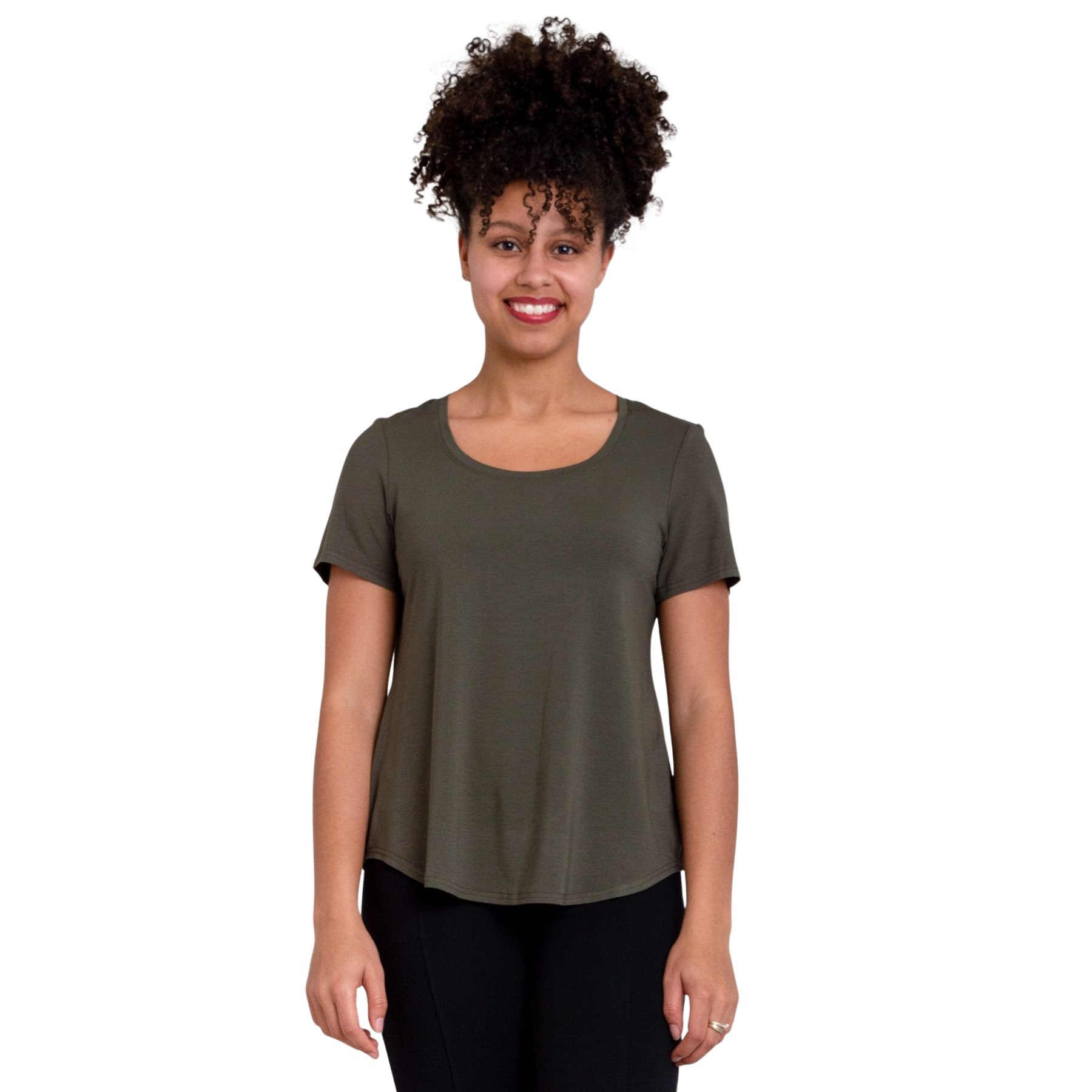 Blue Sky Tessa Tee - Khaki