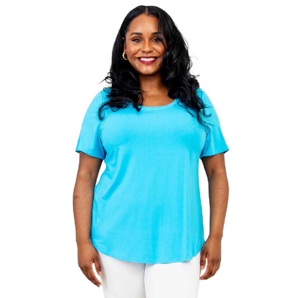 Blue Sky Tessa Tee - Turquoise - Battleford Boutique