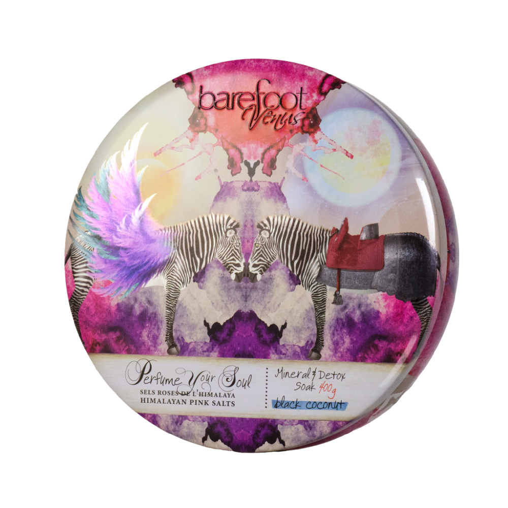 Barefoot Venus Himalayan Bath Salts - Black Coconut - Battleford Boutique