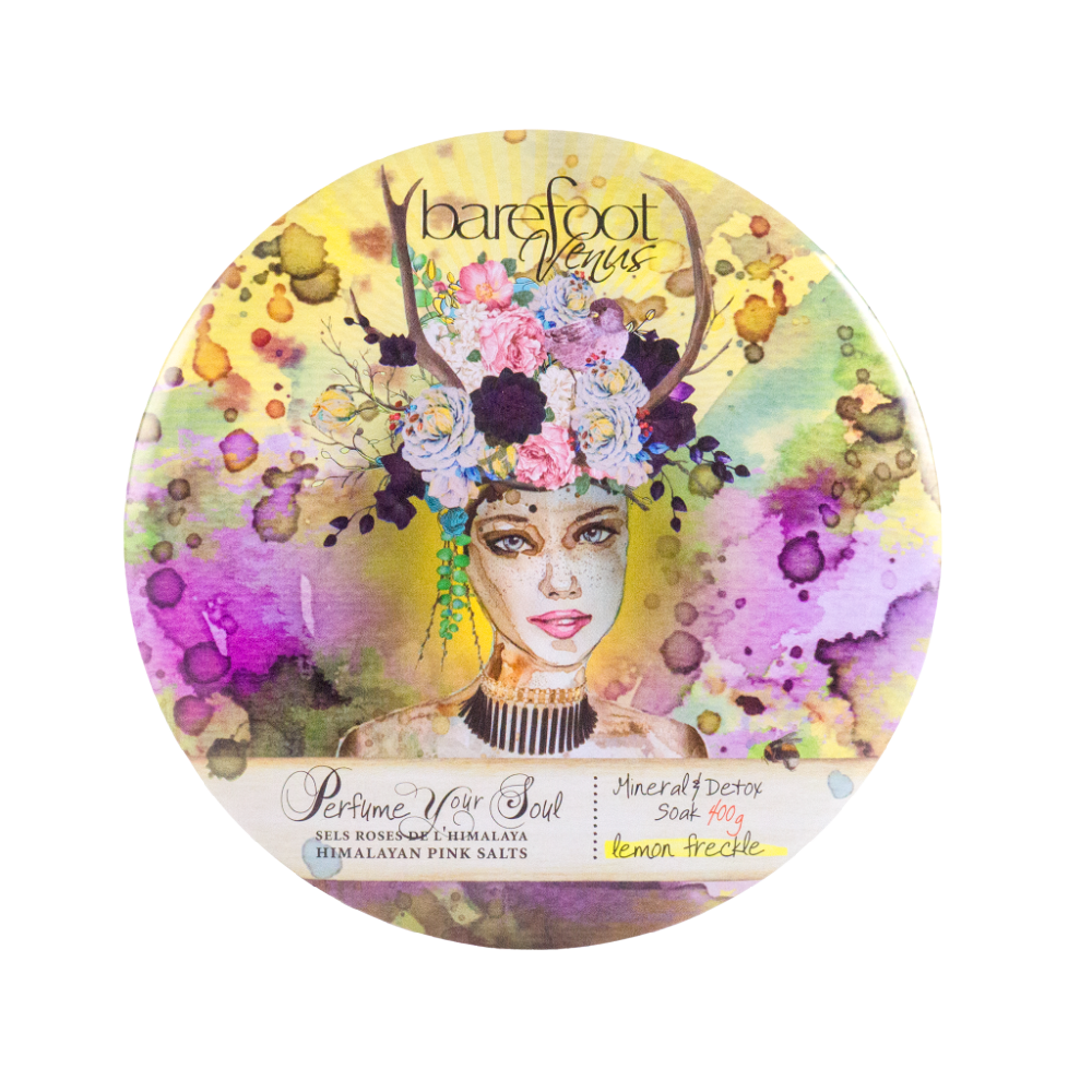 Barefoot Venus Himalayan Bath Salts - Lemon Freckle - Battleford Boutique