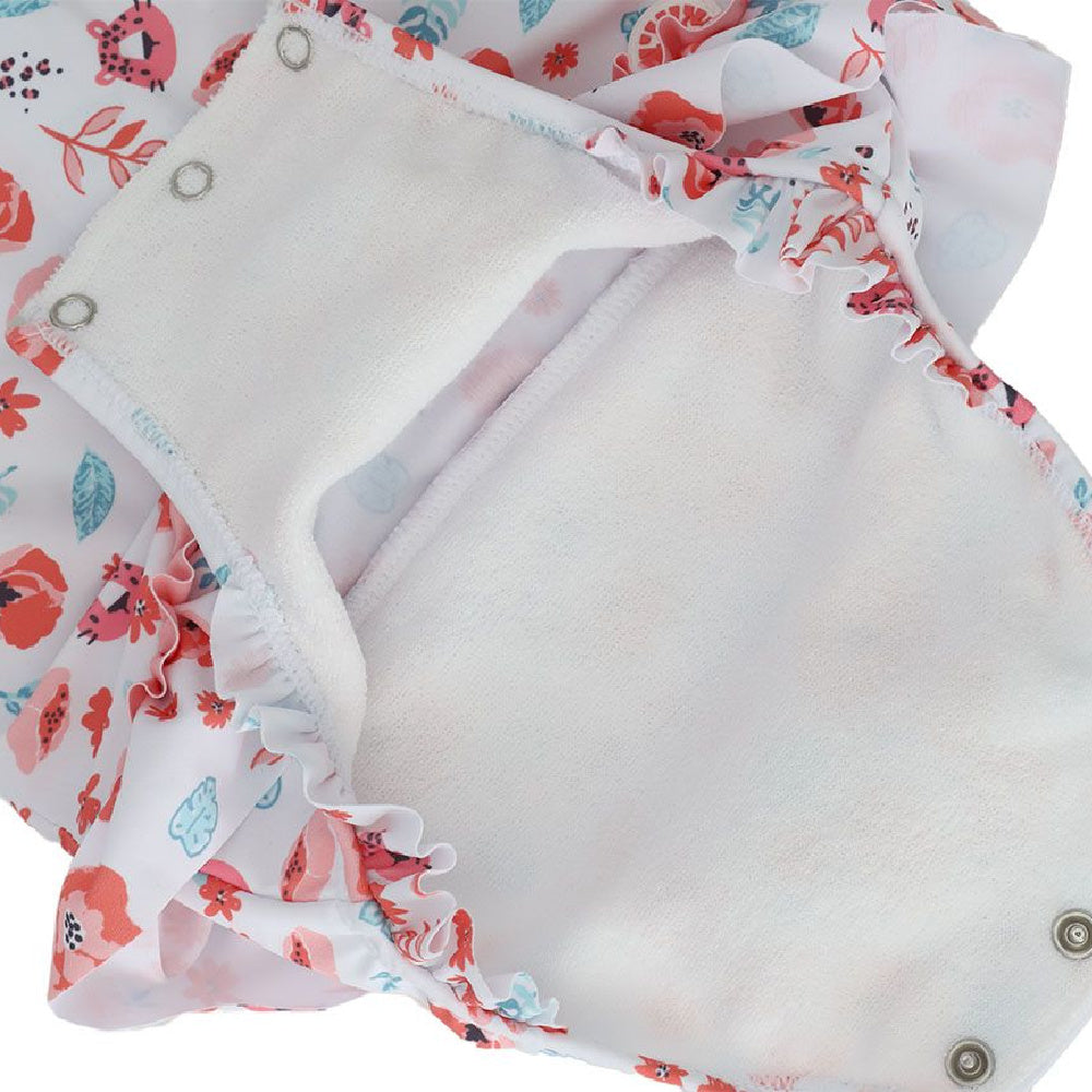 Calikids Swimsuit - Pink & Teal Floral