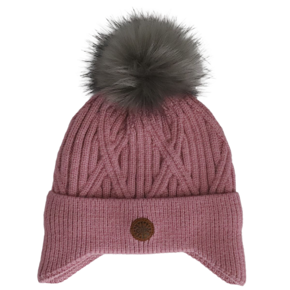 Calikids Knit Windproof Hat with Pom Pom - Battleford Boutique