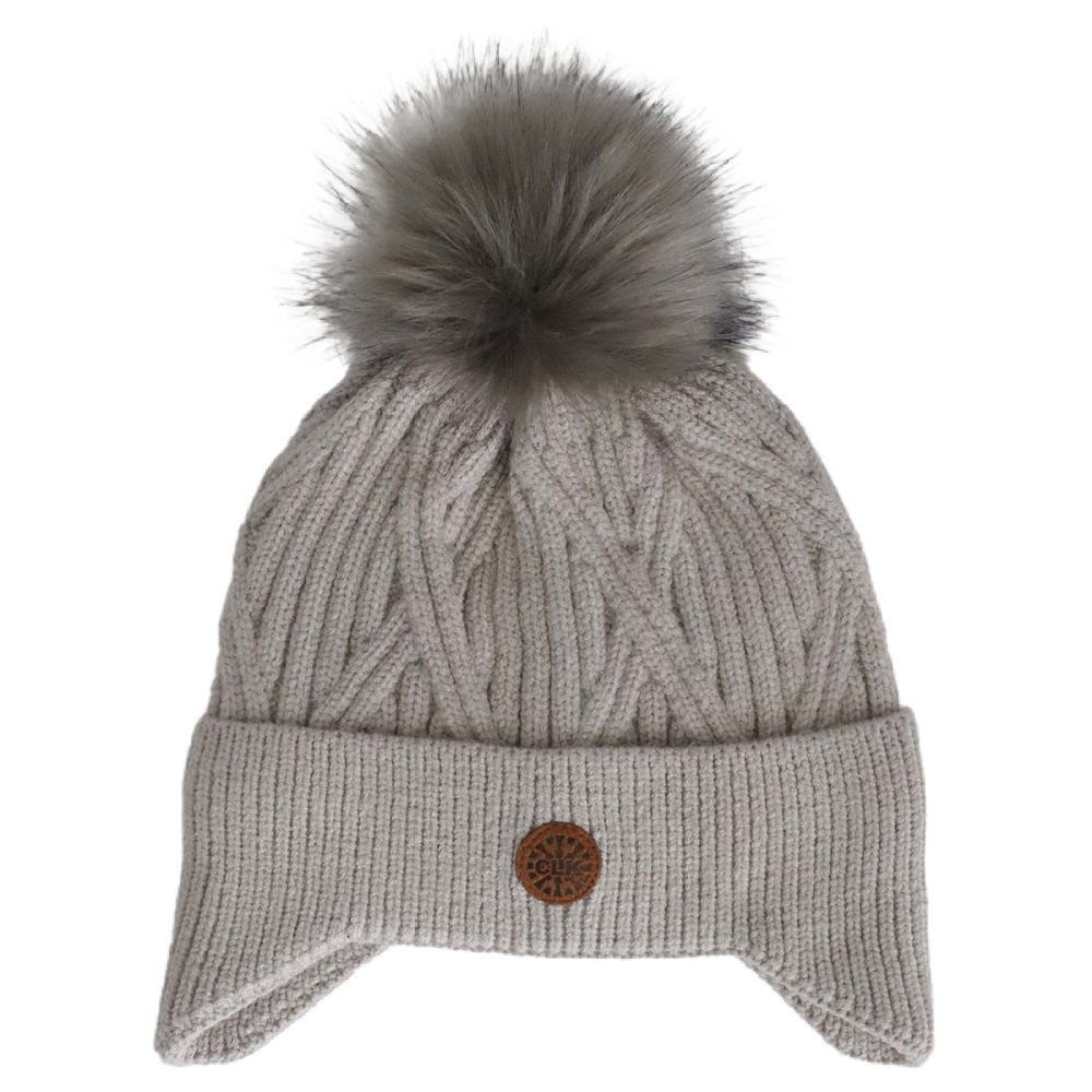 Calikids Knit Windproof Hat with Pom Pom - Battleford Boutique