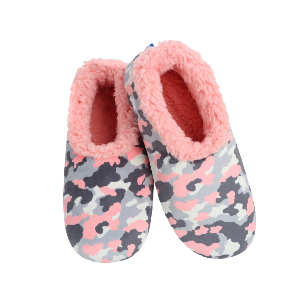 Pink hot sale camo slippers