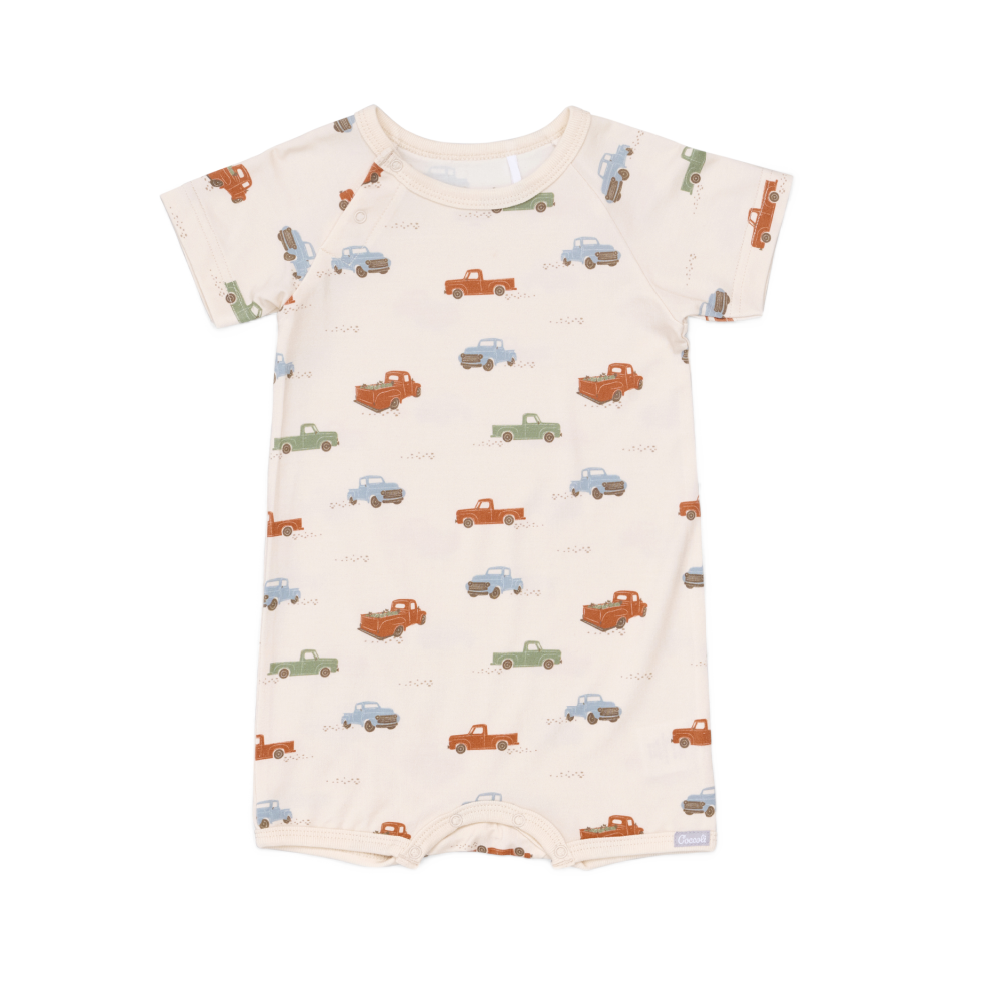 Creamie Romper - Trucks