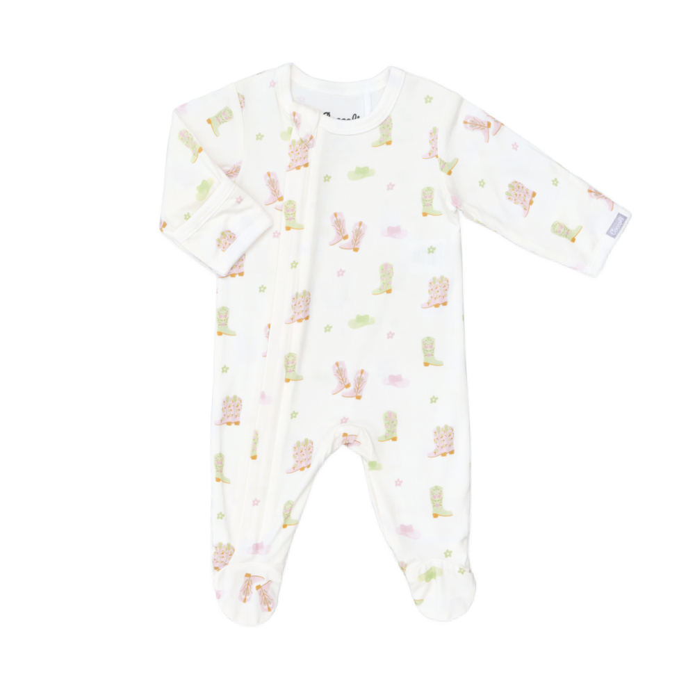 Coccoli Footie - Cowgirl Boots