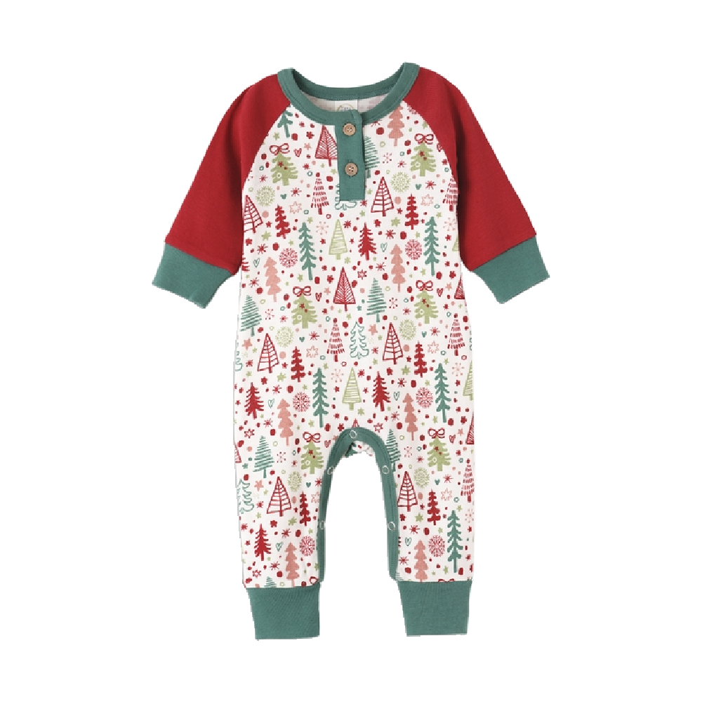 Baby's Cozy Christmas Romper - Battleford Boutique