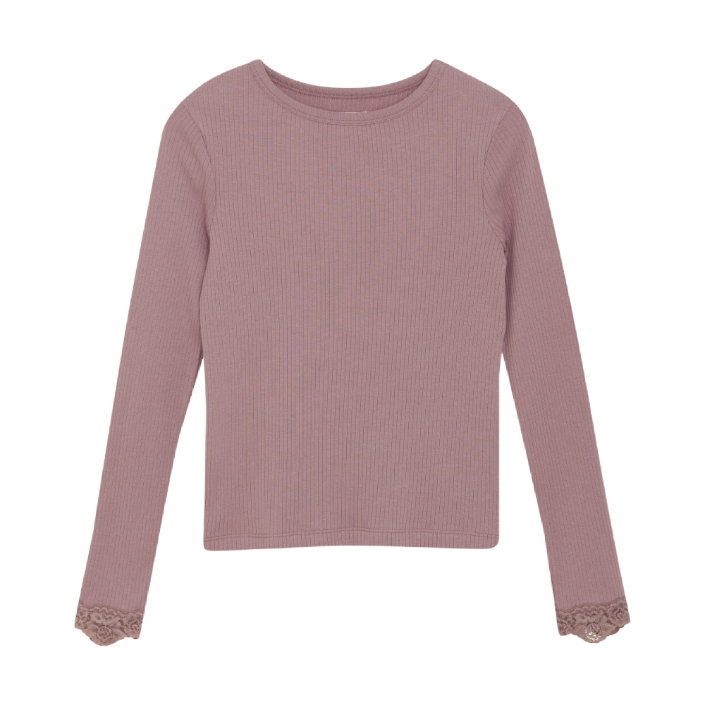 Creamie Rib Shirt - Woodrose Pink