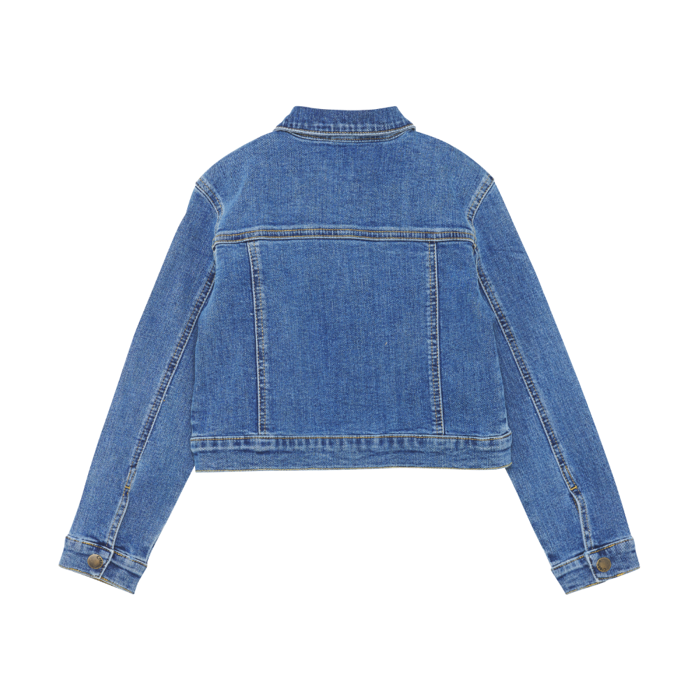 Creamie Denim Jacket - Rhinestones
