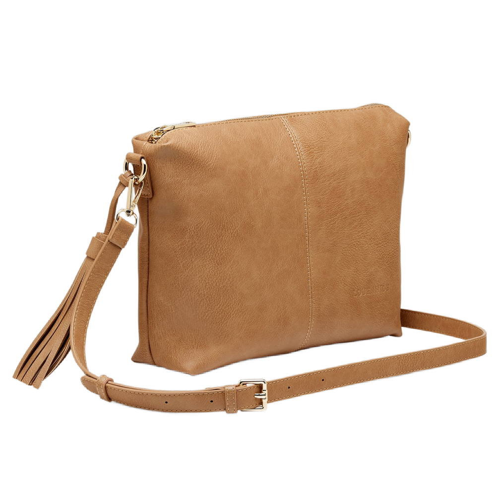 Louenhide Daisy Crossbody Bag - Camel