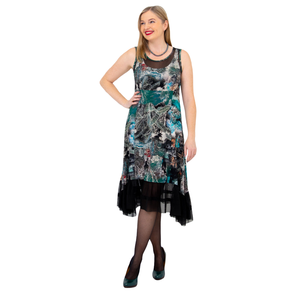 Blue Sky Danube Dress Mandari - Battleford Boutique