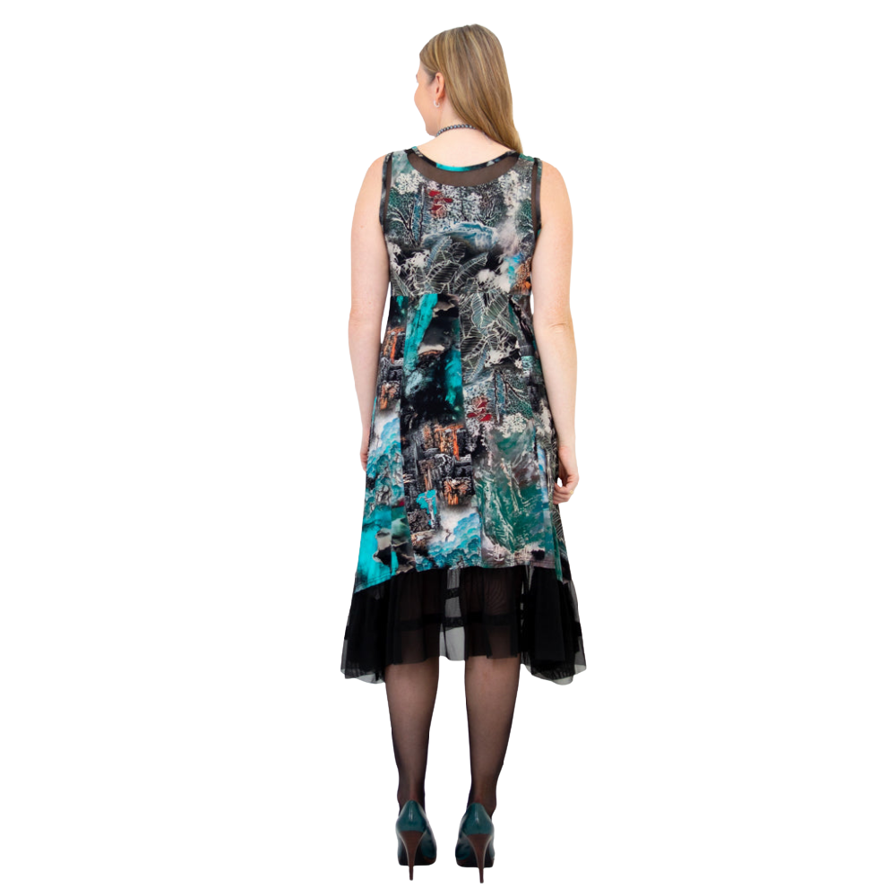 Blue Sky Danube Dress Mandari - Battleford Boutique