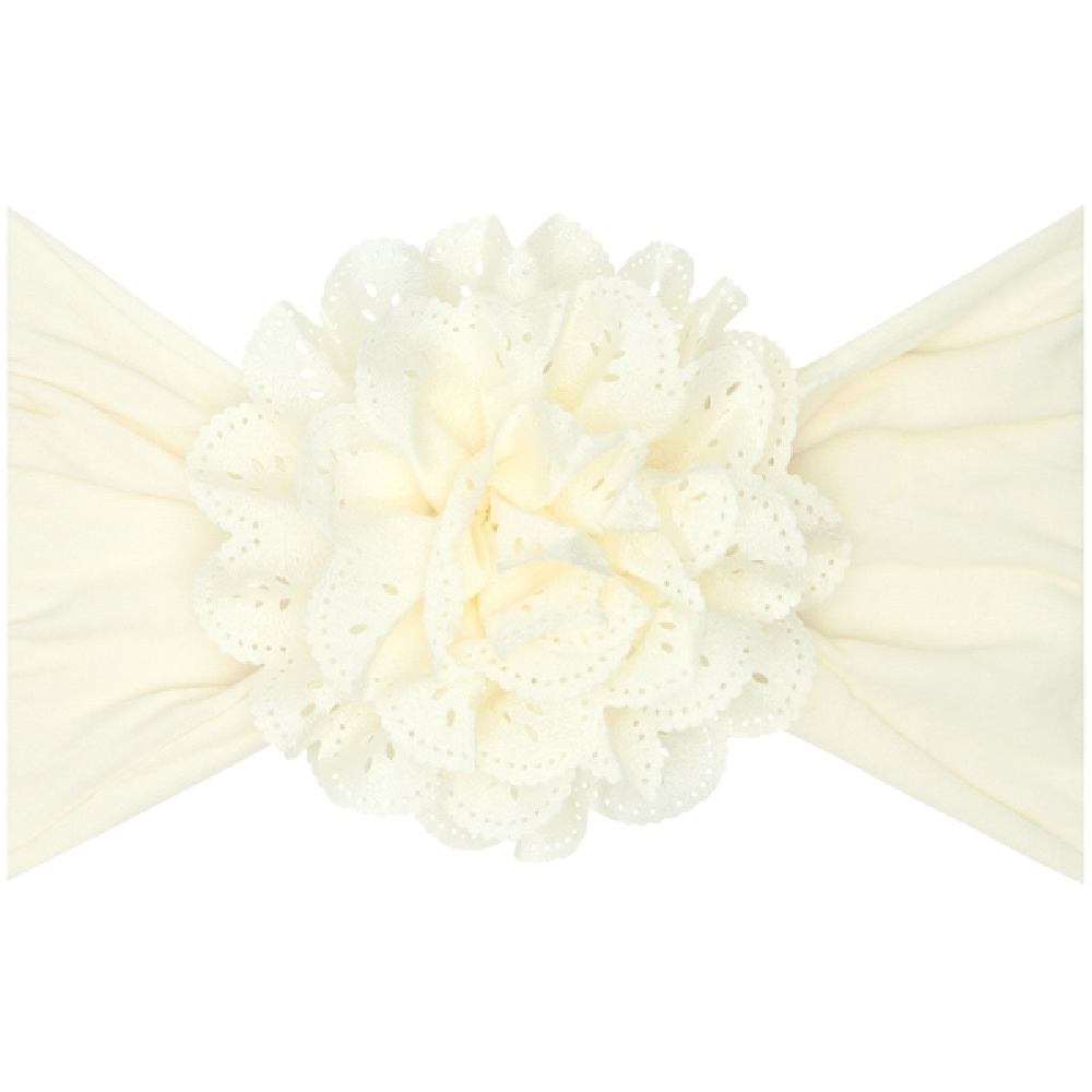 Eyelet Flower Headband - Battleford Boutique